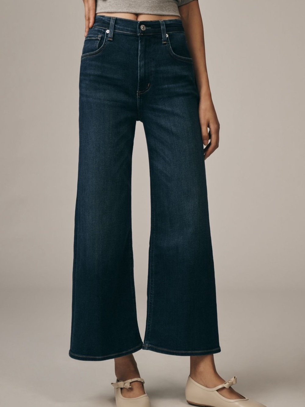 Citizens of Humanity Lyra High-Rise Crop Wide-Leg 27